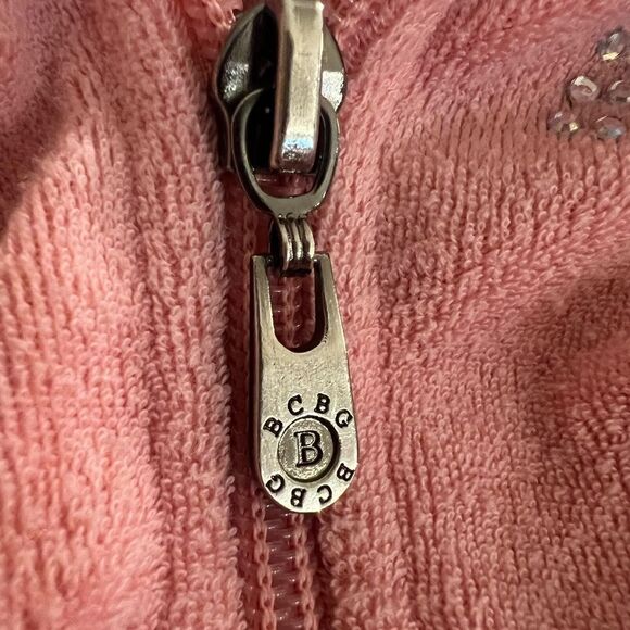 BCBG pink zip up jacket size Small - Picture 6 of 9